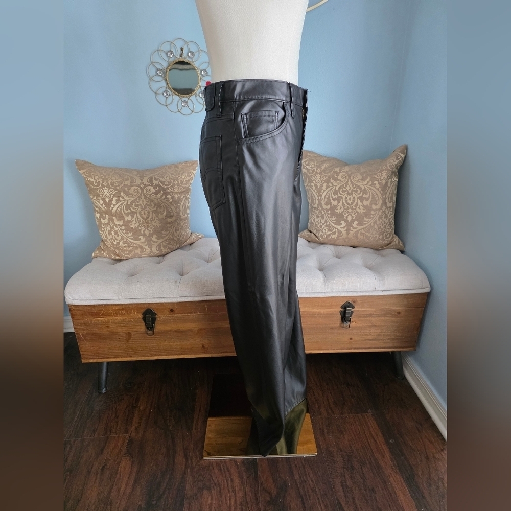Levi's Baggy Dad Wide Leg Black Pants - Picture 6 of 7